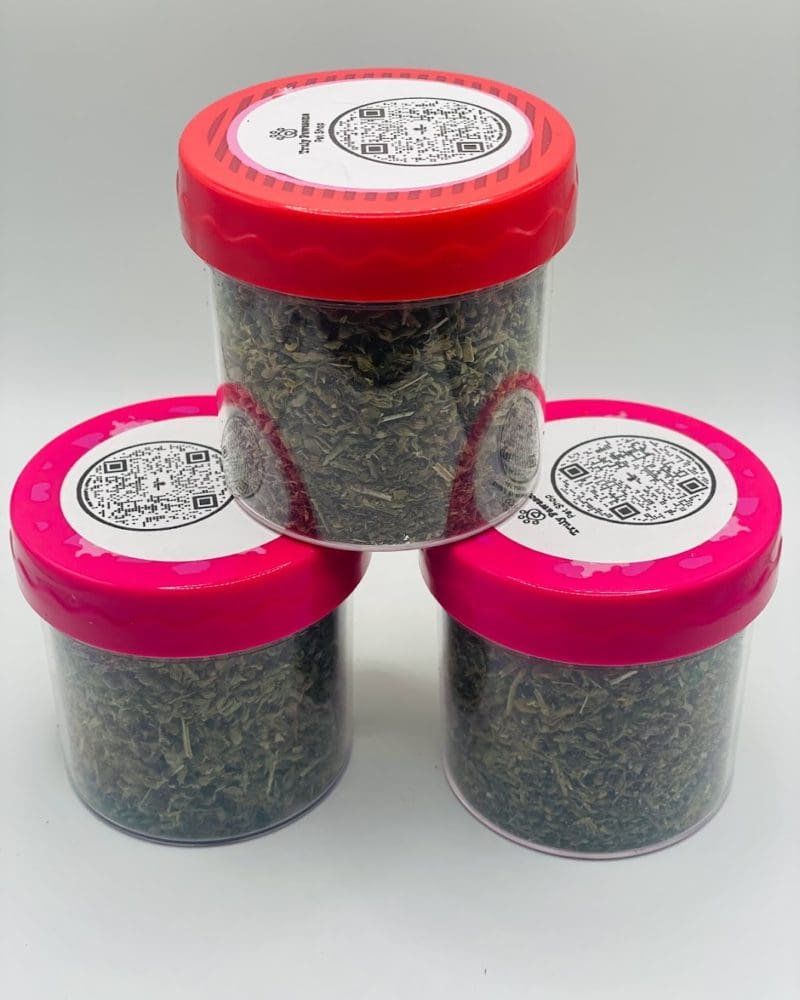 4 oz Jar - 100% Natural Organic Homemade Catnip Refills 