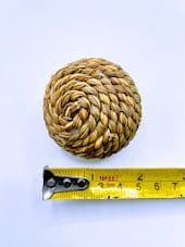 Sepak Takraw Grass Ball Toy for Cats and Small Dogs.